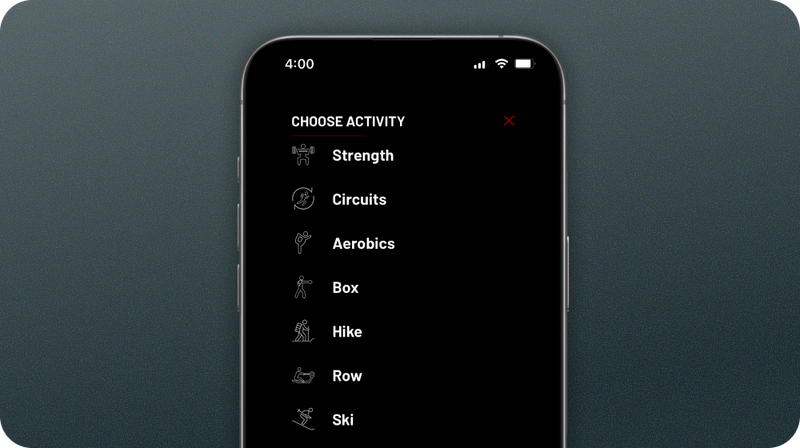 Track 20+ Activities